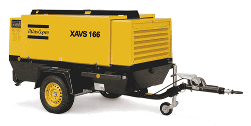 Дизельний компресор Atlas Copco XAVS 166 Dd