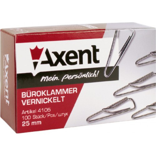 Скріпки канцелярські 25 мм