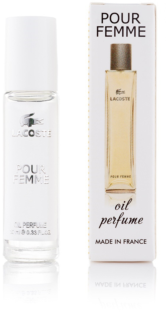Жіночий масляний парфуми Lacoste Pour Femme (кульковий) - 10 мл