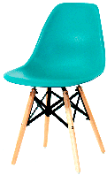 Стул Nik XXL Eames DSW зеленый 43 (мятный) на буковых ножках с укрепленными перемычками, код 8677