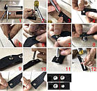 Блискавка 5 мм, колір — срібло, фото 3