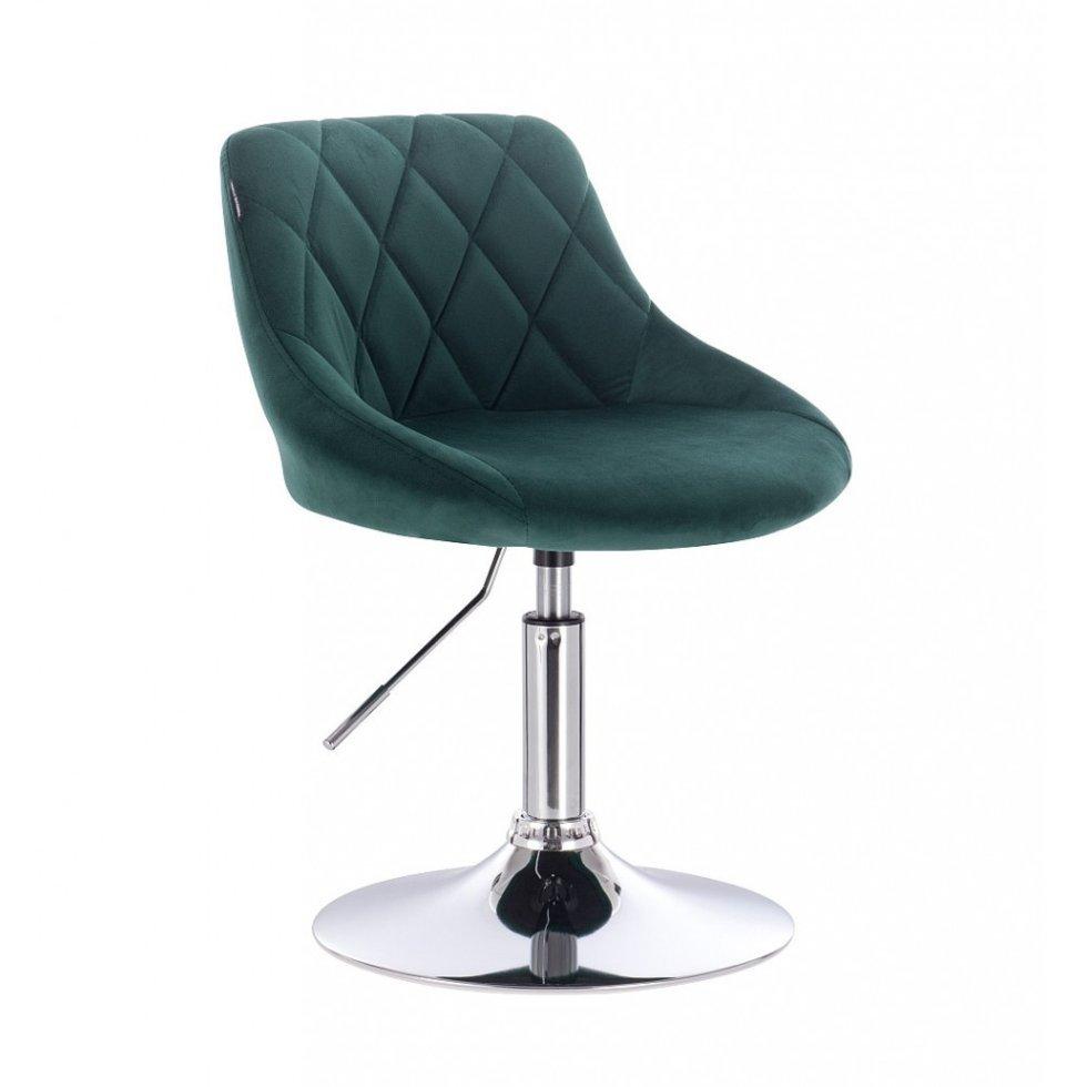 Перукарське крісло на пневматиці HR1054N зелений, фото 1