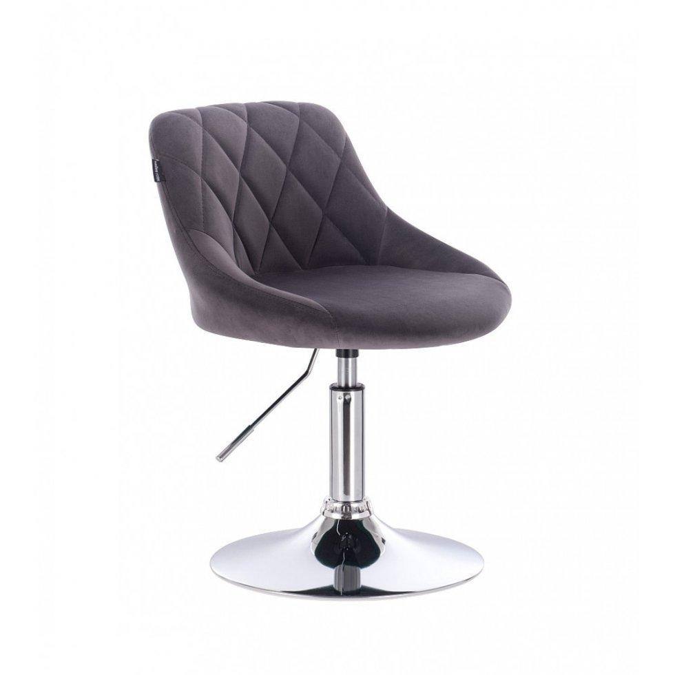 Перукарське крісло на пневматиці HR1054N графіт, фото 1