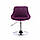 Перукарське крісло на пневматиці HR1054N фуксія, фото 4