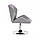 Перукарське крісло на пневматиці HR212N, сірий, фото 2
