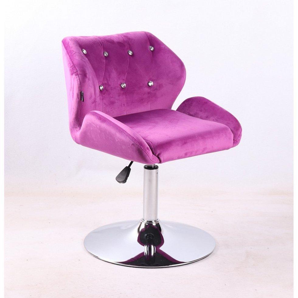 Перукарське крісло на пневматиці HR949N фіолетовий