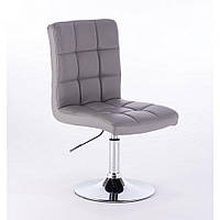 Перукарське крісло на пневматиці HC1015N Новий дизайн сірий