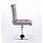 Перукарське крісло на пневматиці HC1015N Новий дизайн сірий, фото 3