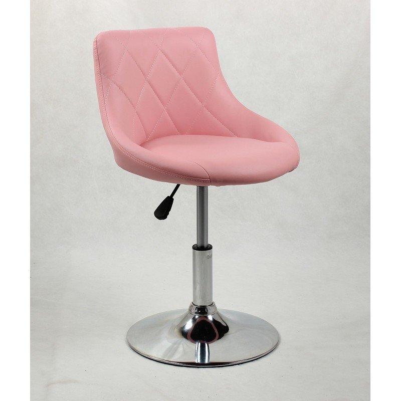 Перукарське крісло на пневматиці HC1054N рожевий, фото 1