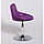 Перукарське крісло на пневматиці HC1054N фіолетовий, фото 3