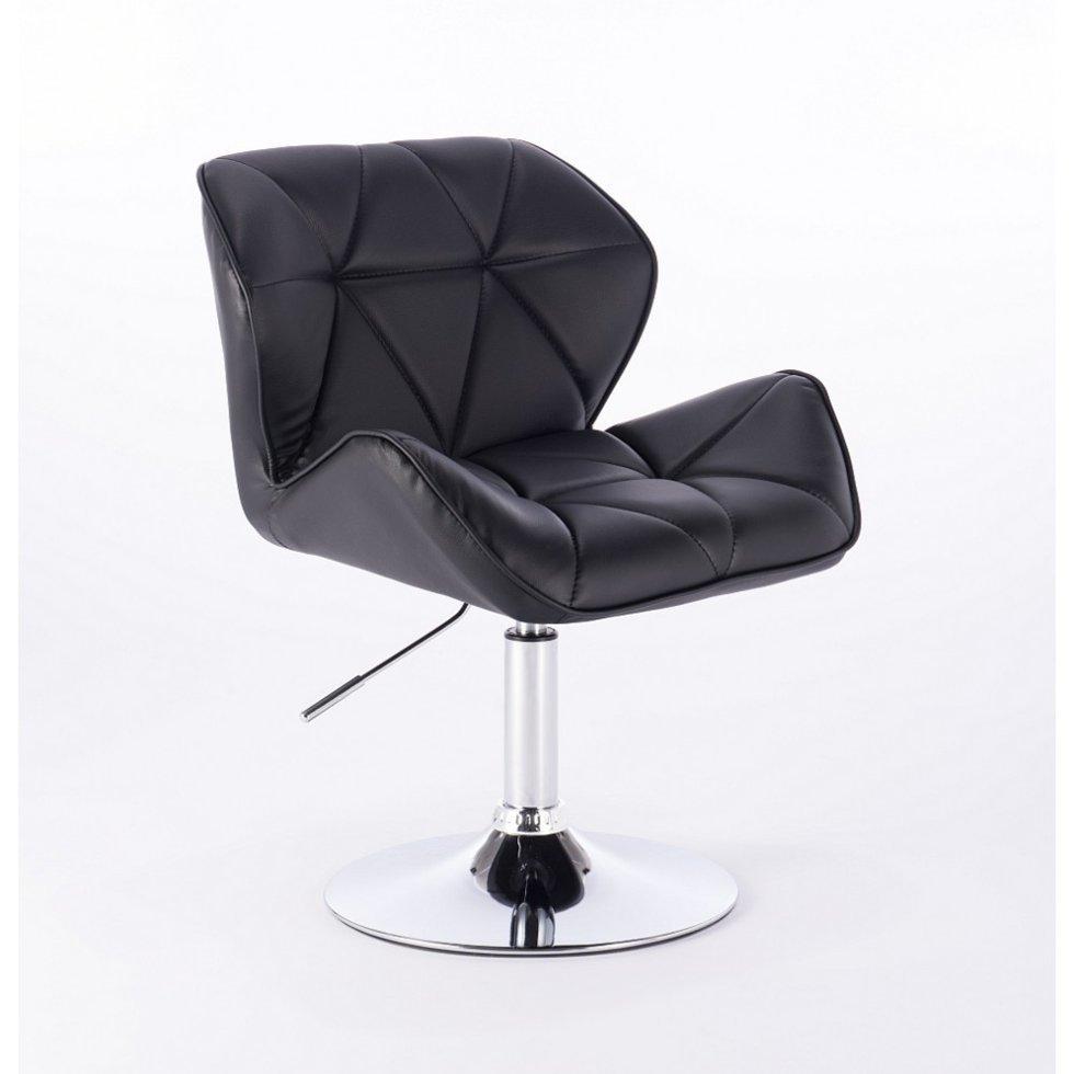 Перукарське крісло на пневматиці HC111N новий дизайн чорний