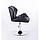 Перукарське крісло на пневматиці HC111N новий дизайн чорний, фото 3