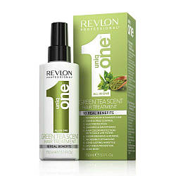 Спрей маска для догляду за волоссям з ароматом зеленого чаю Revlon Uniq One Green Tea Scent Treatment 150 мл