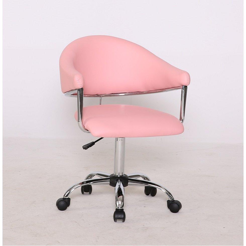 Перукарське крісло на пневматиці HC8056K рожевий, фото 1