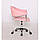 Перукарське крісло на пневматиці HC8056K рожевий, фото 3