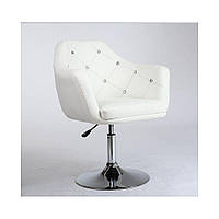 Перукарське крісло на пневматиці HC830 білий