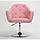 Перукарське крісло на пневматиці HC830 рожевий, фото 3