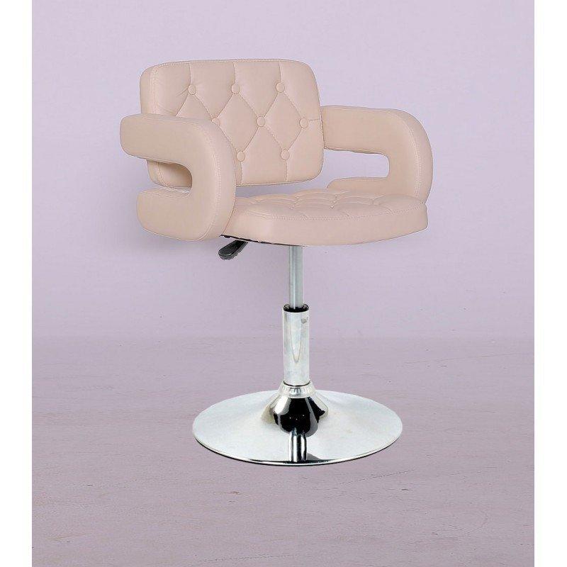 Перукарське крісло на пневматиці HC8403N бежевий