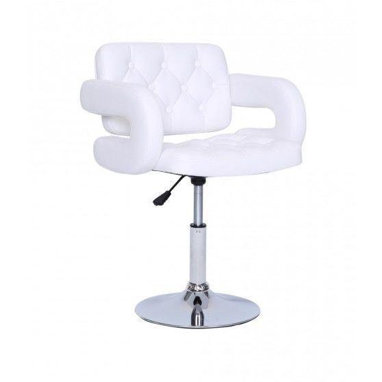 Перукарське крісло на пневматиці HC8403N білий, фото 1