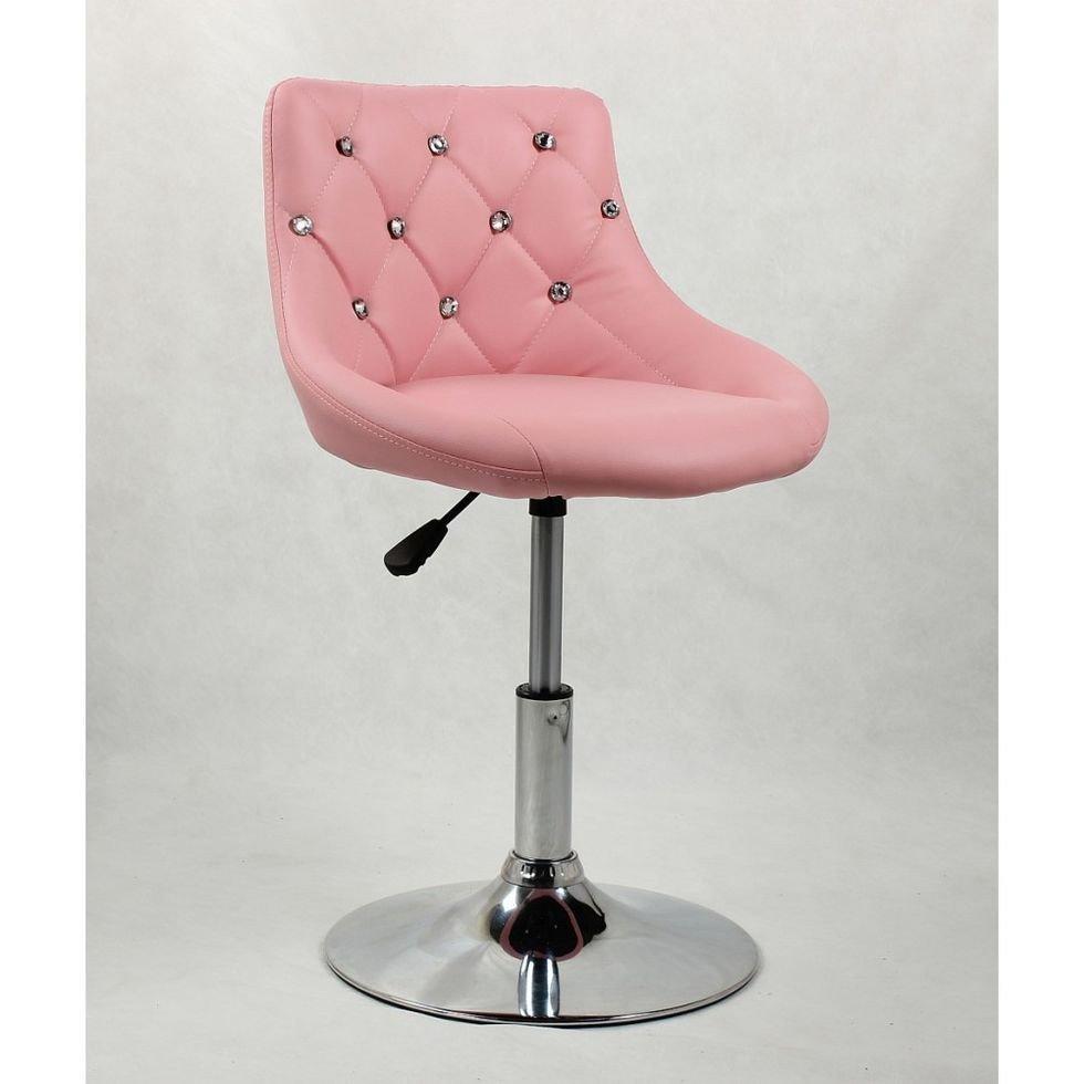 Перукарське крісло на пневматиці HC931N рожевий