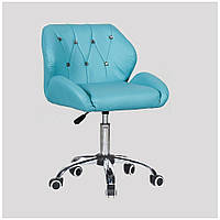 Перукарське крісло на пневматиці HC949K бірюзовий