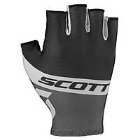 Велоперчатки з короткими пальцями літні чоловічі Scott RC Team SF black/dark grey L