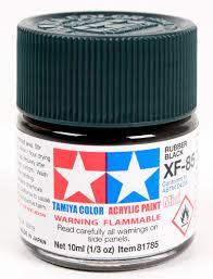 Фарба Tamiya XF-85 Rubber Black 10 мл.
