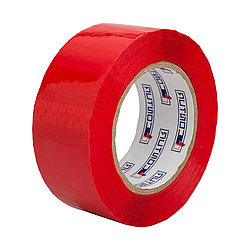 Скотч пакувальний кольоровий Contur 48 мм x 150 м x 45 мкм червоний