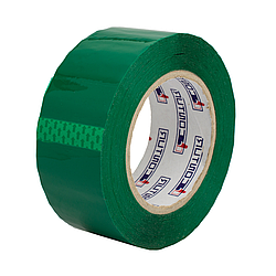 Скотч пакувальний кольоровий Contur 48 мм x 150 м x 45 мкм зелений