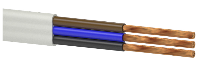 З'єднувальний шнур ШВВПн 3*2,5 Одескабель, гнучкий, для побутових приладів, 380 В