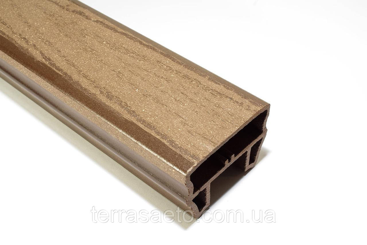 Перило (поручень) з ДПК, для систем огорожі та парканів, HOLZDORF, 80x53м, Impress, Україна, фото 1