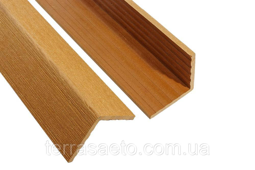 Куточок торцевий HOLZDORF 70х70х3000 мм, Альтер