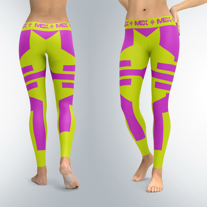 Легінси MEX LEGGINGS Fit Girl Lime