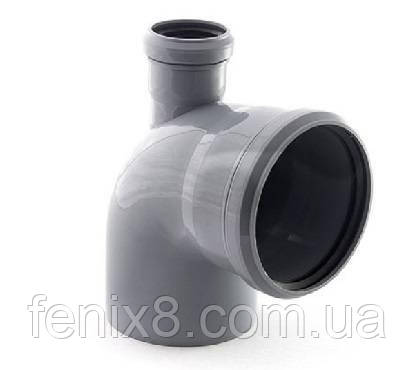 Відвід 110/50/90* "Інсталпласт" прямий(вгору)