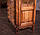 Шафа гірка в вітальню "Регіна" з натурального дерева, класична меблі в зал від фабрики виробника, фото 2