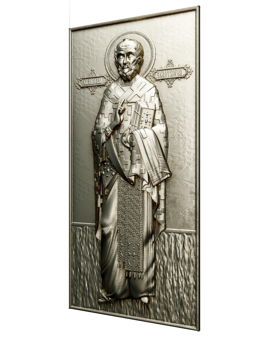 Ікона Микола Чудотворець (у зріст), фото 1