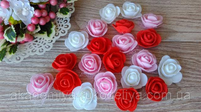 rosa lateks 3 sm fatin roza foamiran