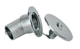 Паливна горловина 50 мм кутова з неіржавкої сталі RYE 03485150