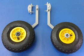 Транцові колеса для човна КТ3 в фарбуванні