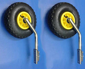 Транцеві колеса КТ3НК з нержавійки круглий профіль