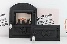 Дверцята для печі та барбекю "Ronny" 450x330 Чавунні дверцята для печі барбекю, фото 3