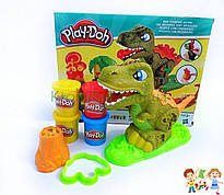 Игровой набор пластилин / тесто для лепки MK 2325  Play-Doh " Динозавр", 21 см -аналог