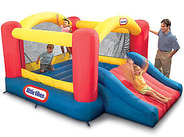 Великий надувний батут, дитячий майданчик Little Tikes