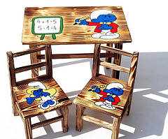 Дитячий столик + 2 стільці