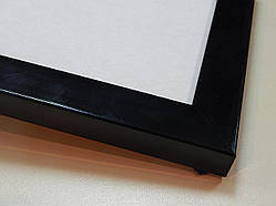 Рамка 18х24 Чорний матовий.22 мм. Для фото, вишивок, картин