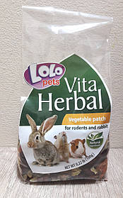 Lolopets HERBAL Ласощі овочеві для гризунів, 100 г