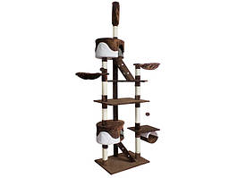 Кігтеточка будиночка для кота 260 см PETHAUS 206 Темно-коричневий