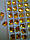 Стрази пришивні Космік (ломаний ромб) 13х17 мм Topaz (золотий), скло, фото 4