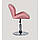 Перукарське крісло на пневматиці Bazkar HC111N рожевий, фото 3