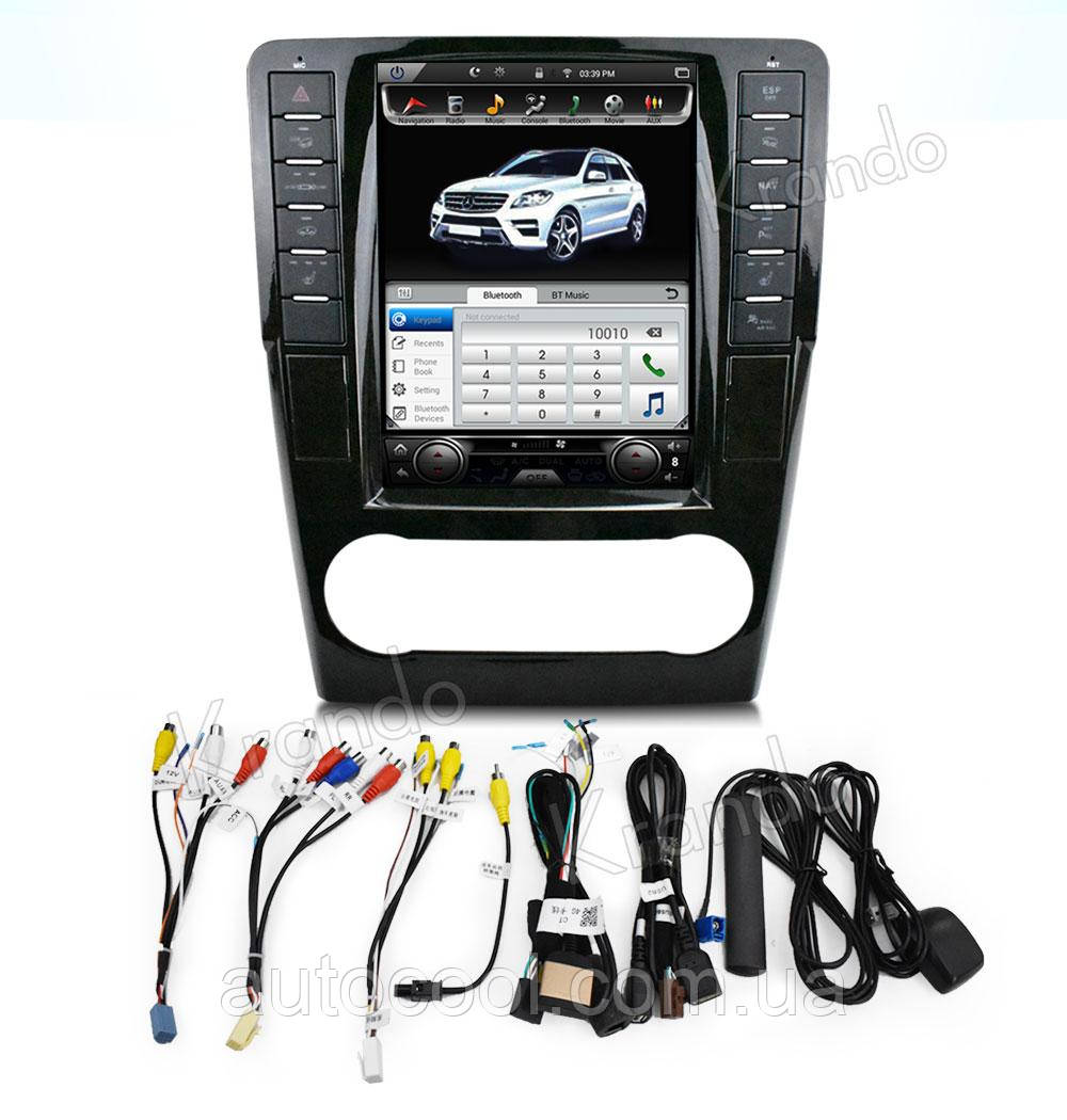 Штатна магнітола в стилі Тесла Mercedes ML W164 2005-2012 г.